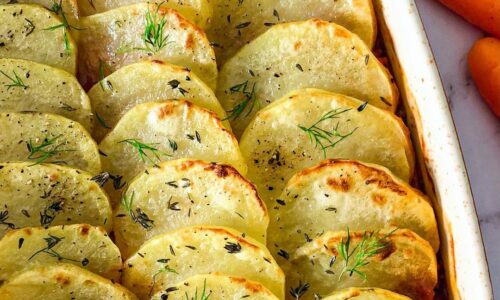 Crispy Potatoes Minced Beef Hotpot