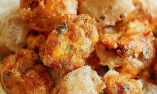 Crispy Rice Paper Shrimp Tofu