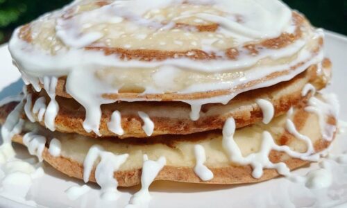 Easy Cinnamon Swirl Blender Pancakes