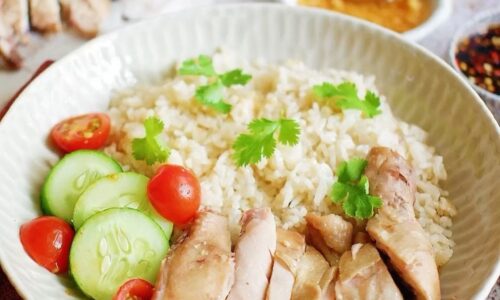 Easy Garlic Chicken Rice