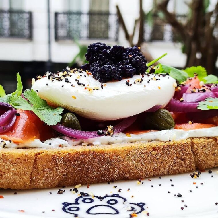 Eggs Atlantic (Smoked Salmon & Poached Egg Sandwich)