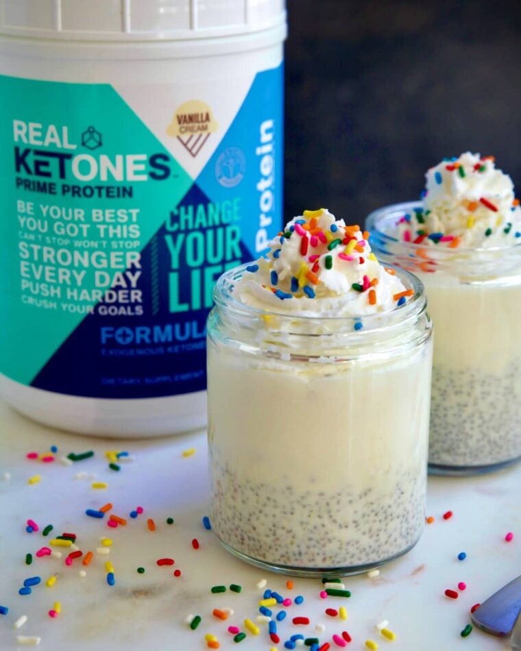 Funfetti Chia Seed Puddings