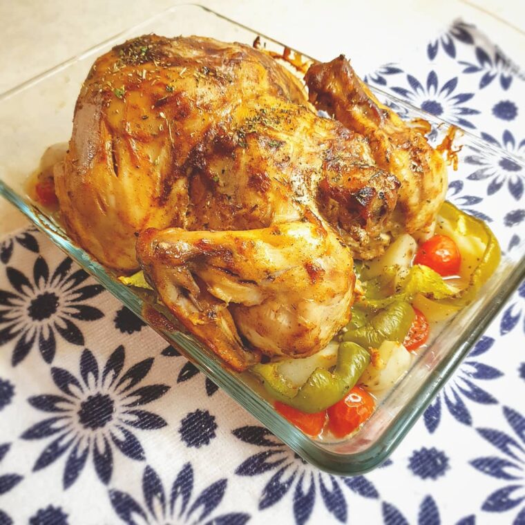 Grilled Whole Chicken