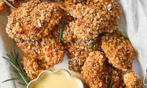 Healthy Baked Chicken Tenders With Honey Mustard Sauce - Food Recipes dari Oat