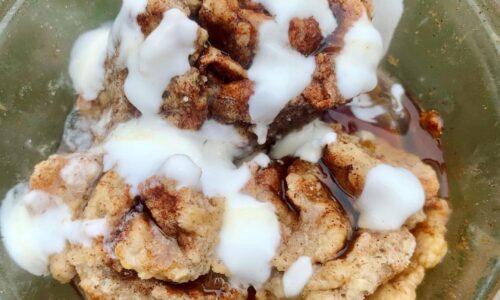 Healthy Mini Baked Cinnamon Rolls