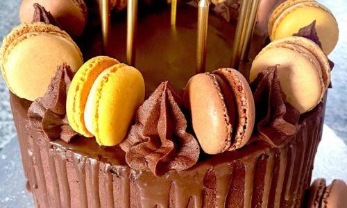 Homemade 3 Layer Chocolate Fudge Drip Birthday Cake