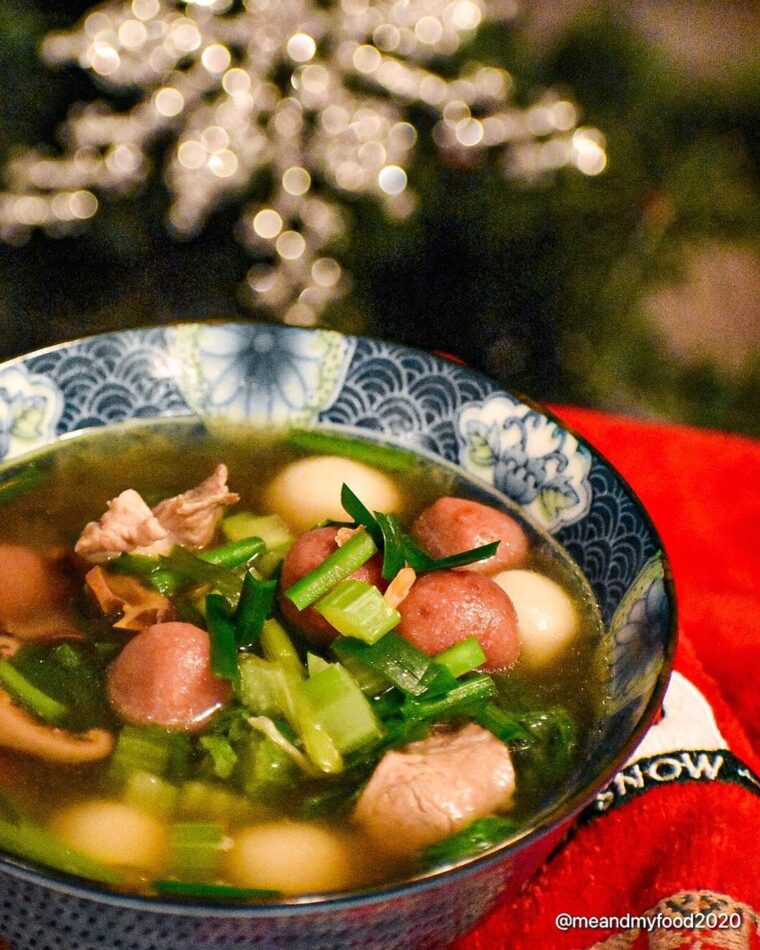 Homemade Savory Rice Balls (Tang Yuan)