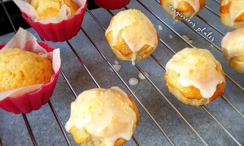 Lemon Muffin With Glaze