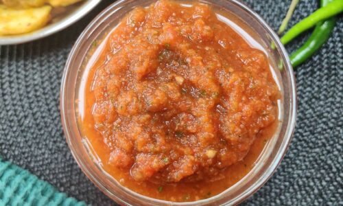 Maru Bhajiya Style Chutney