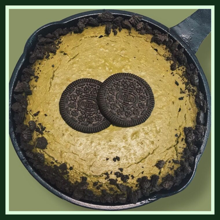 Matcha Oreo Baked Oats