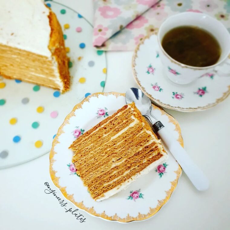 Medovik (Russian Honey Cake)
