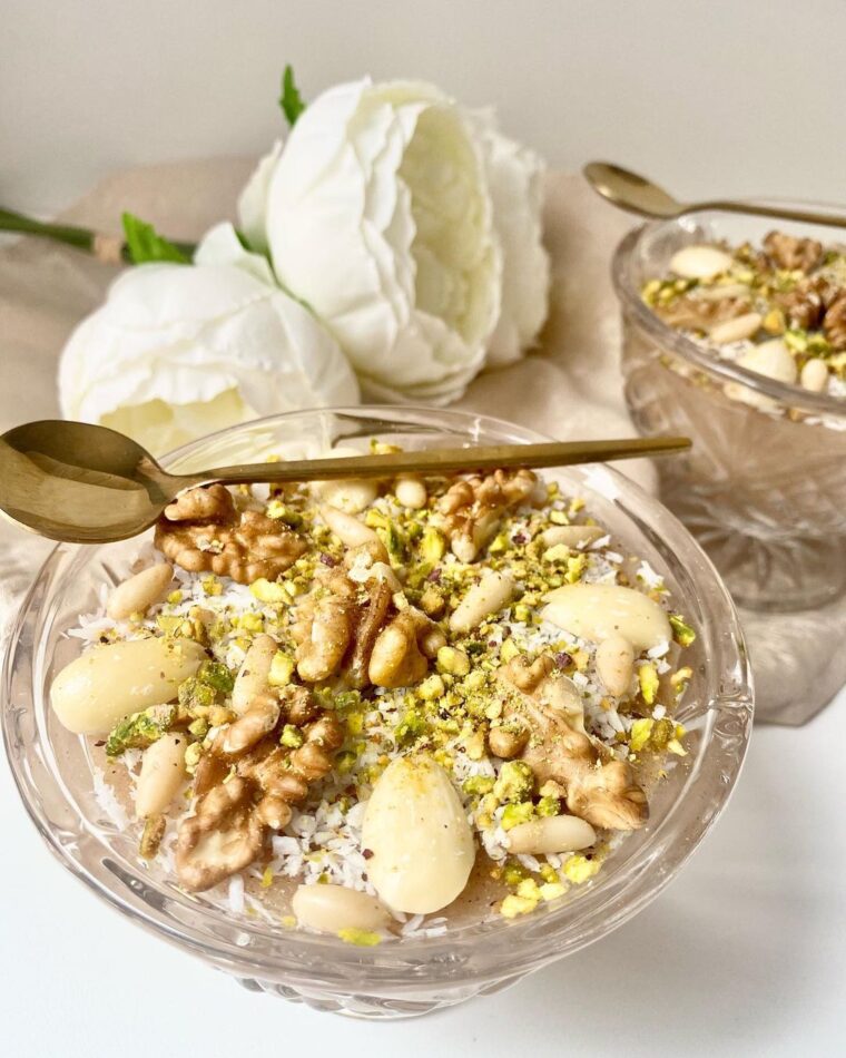 Meghli (Rice Pudding)