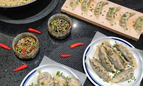 Mixed Vegetable And Mushroom Dumplings