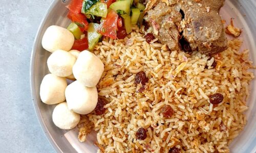 Nasi Kebuli Kambing (Lamb Rice In Rice Cooker) -  dari Lamb and Rice