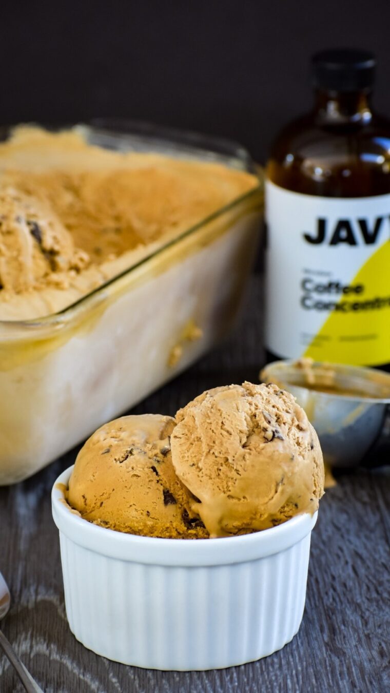 No-churn Coffee Ice Cream