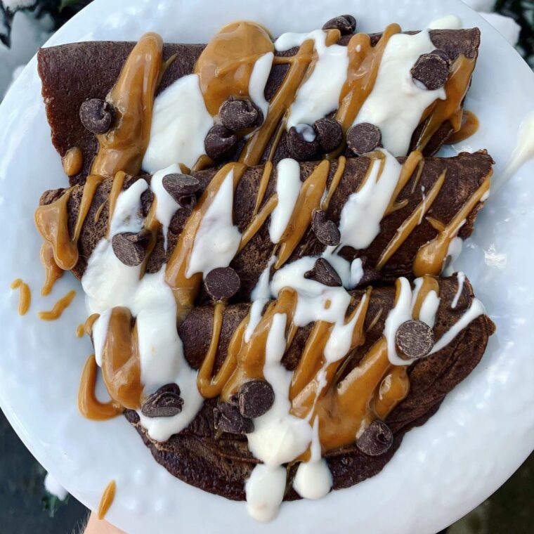 Oatmeal Protein Crepes