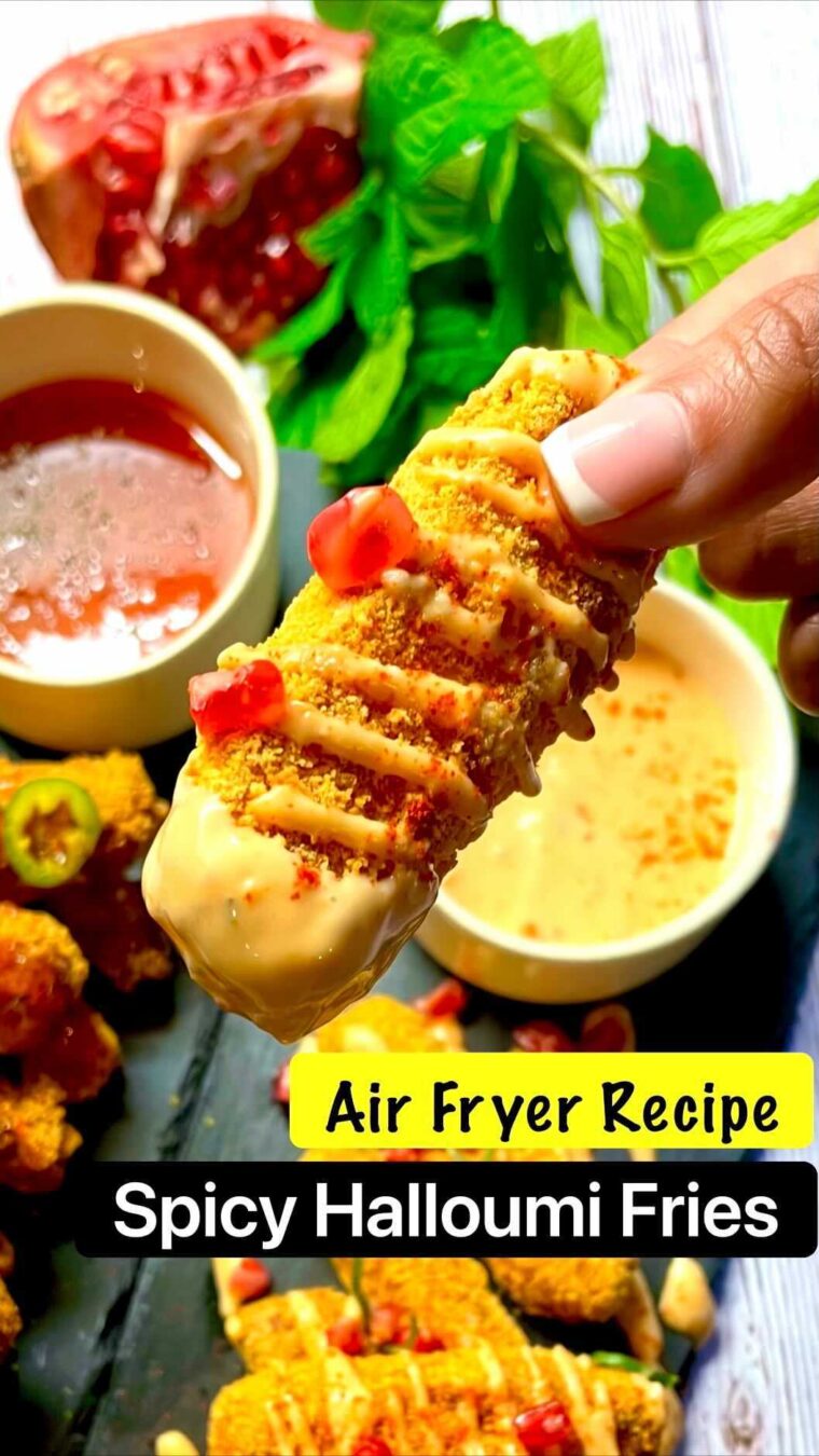 Oil Free Spicy Halloumi