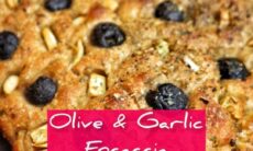 Olive & Garlic Foccacia