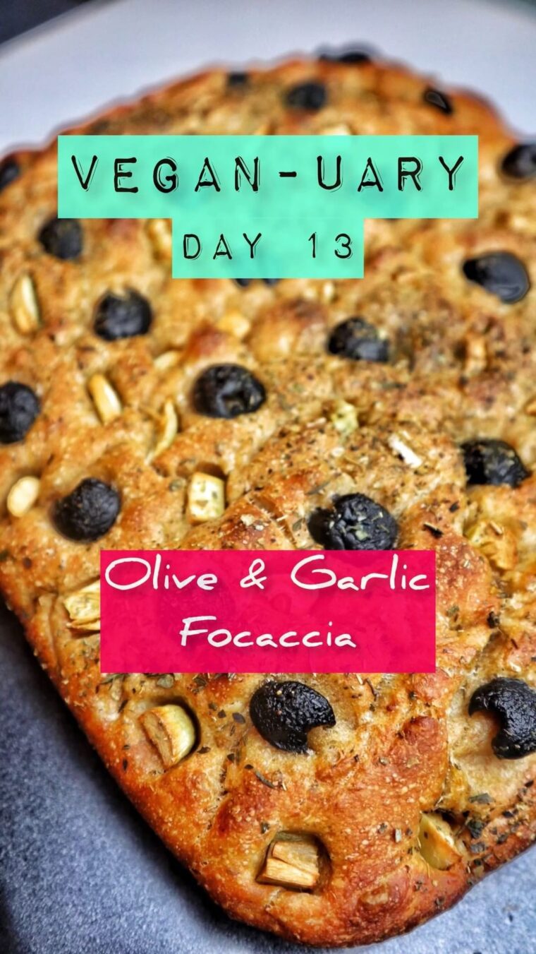 Olive & Garlic Foccacia