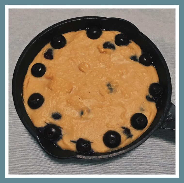 Pb & Jam Skillet Cake
