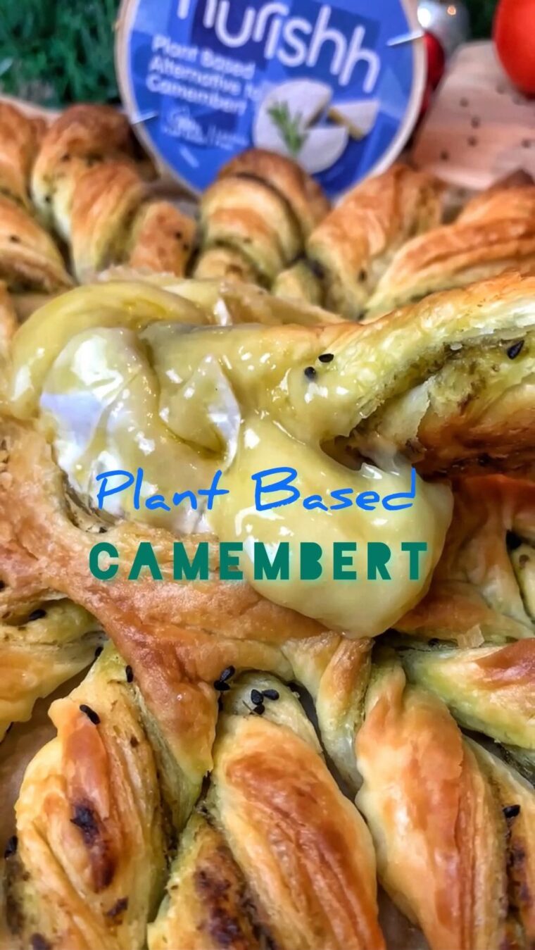 Plant Based Alternative To Camembert Pesto Twists