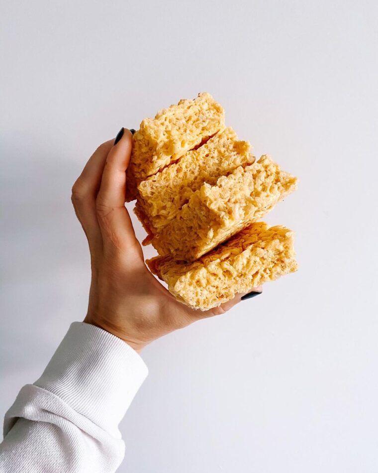 Rice Krispie Squares Pumpkin Spies