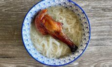 Rice Vermicelli Soup With Roast Duck Leg