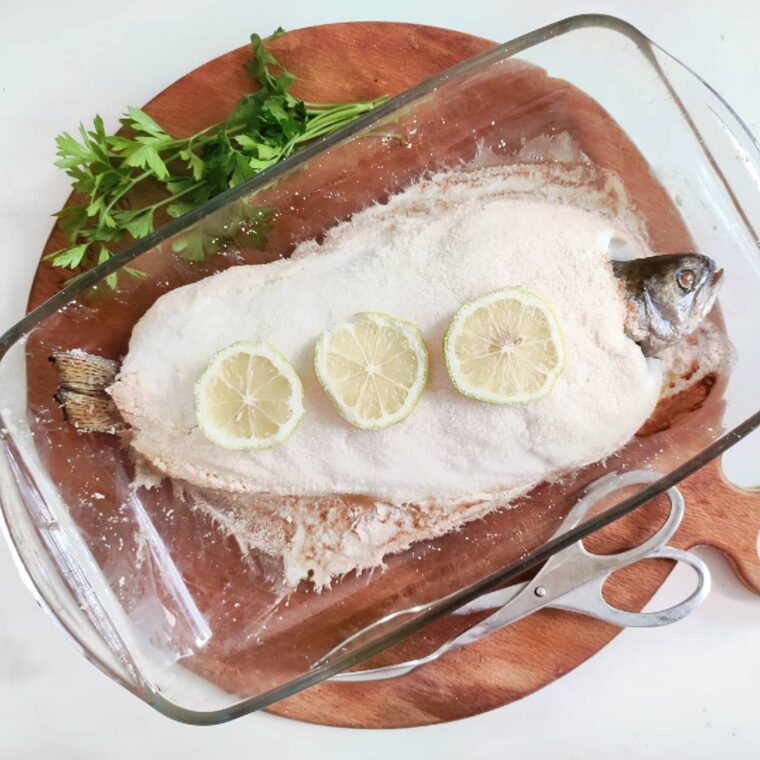 Salt Baked Trout