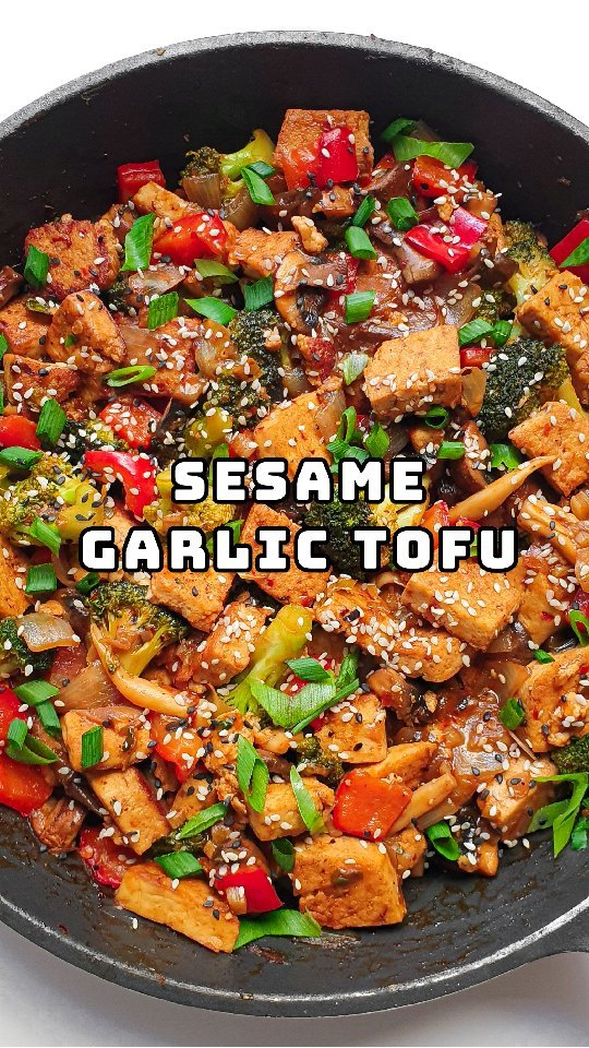 Sesame Garlic Tofu