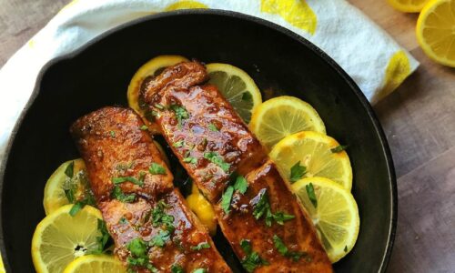 Simple And Easy Broiled Salmon
