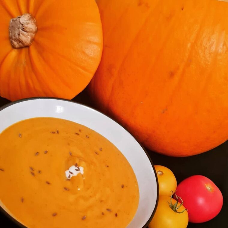 Spiced Pumpkin And Tomato Soup