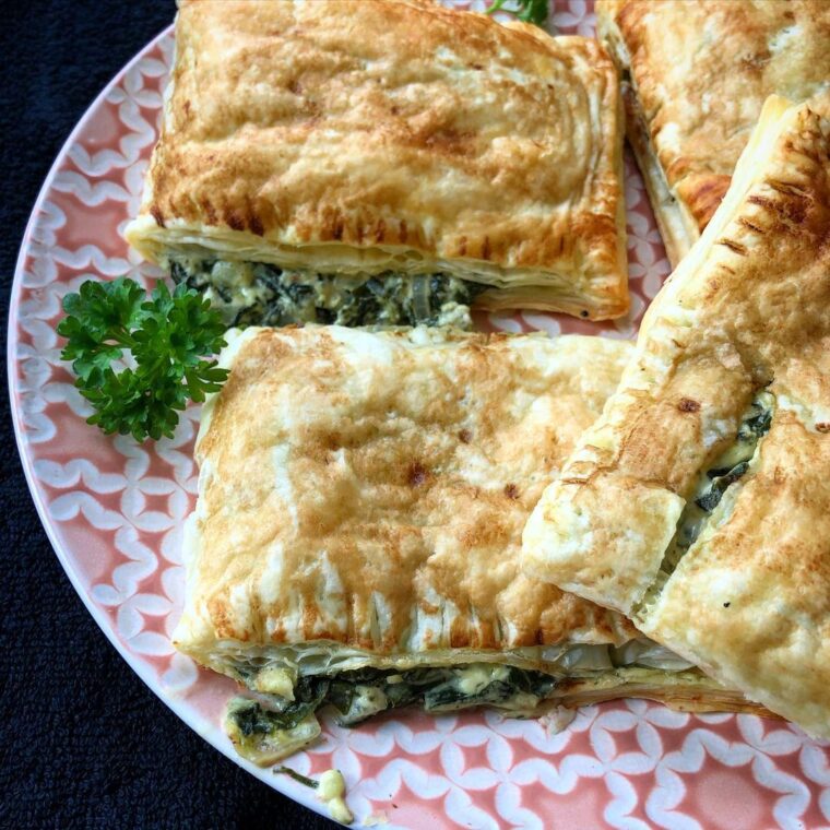 Spinach & Cheese Puff Pastry