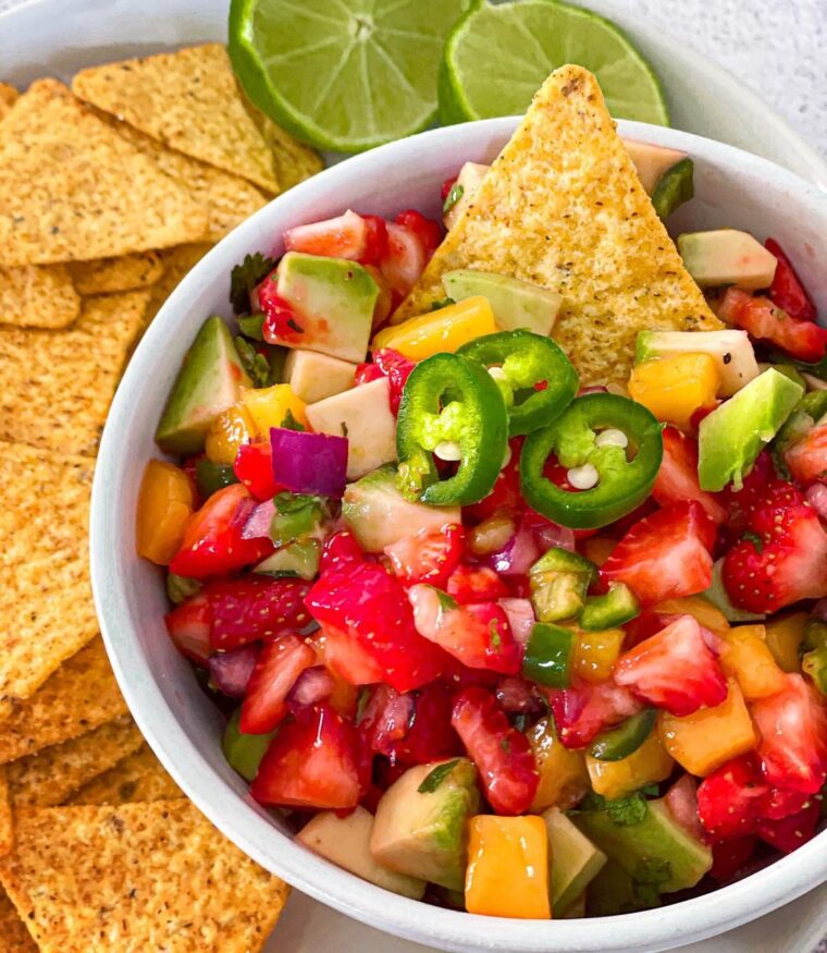 Strawberry Mango Avocado Salsa