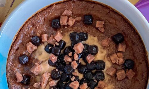 Taro Boba Milktea Baked Oats