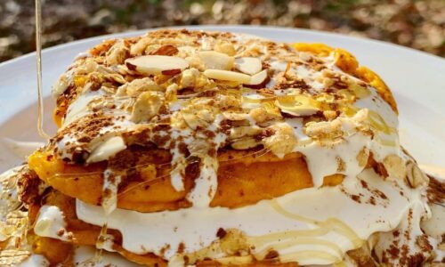 Vegan Carrot Cake Pancakes