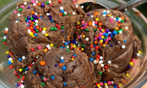 Vegan Edible Cosmic Brownie Batter