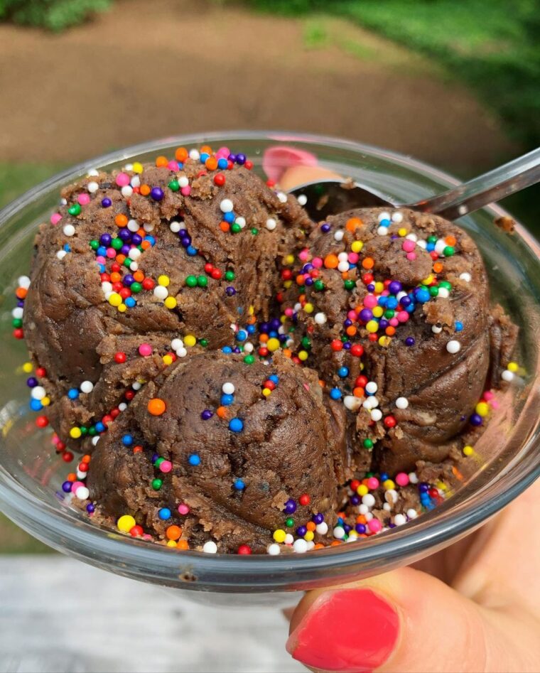 Vegan Edible Cosmic Brownie Batter