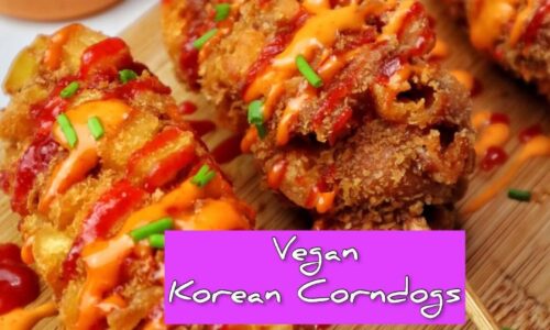 Vegan Korean Corndogs - Snacks, Appetizers & Desserts dari Sausage