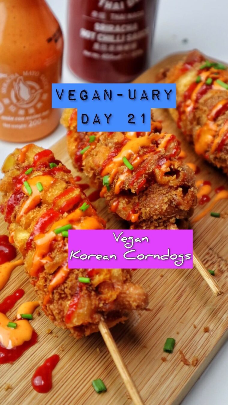 Vegan Korean Corndogs