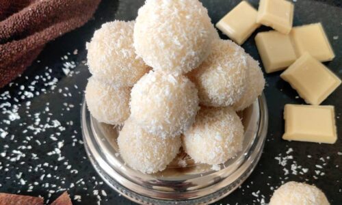 White Chocolate And Coconut Barfi Bites - Cake & Bread Recipes dari Chocolate