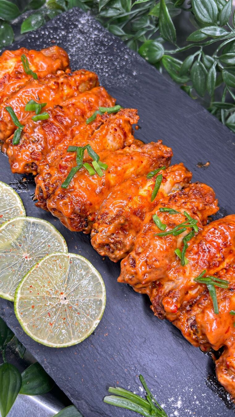 Air Fried Bang Bang Chicken Wings