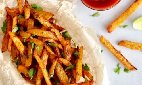 Air-fryer Jicama Fries
