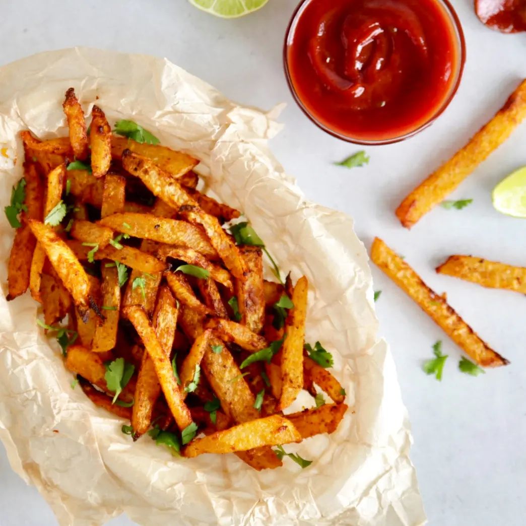 Airfryer Jicama Fries from sarahsteffens_personalchef