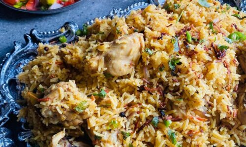 Aromatic Chicken Broth Pulao