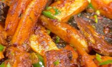 Aubergine And Potato Bhaji