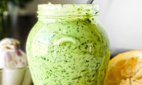 Avocado Green Goddess Dressing