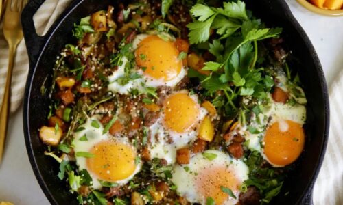 Beef & Veggie Breakfast Skillet