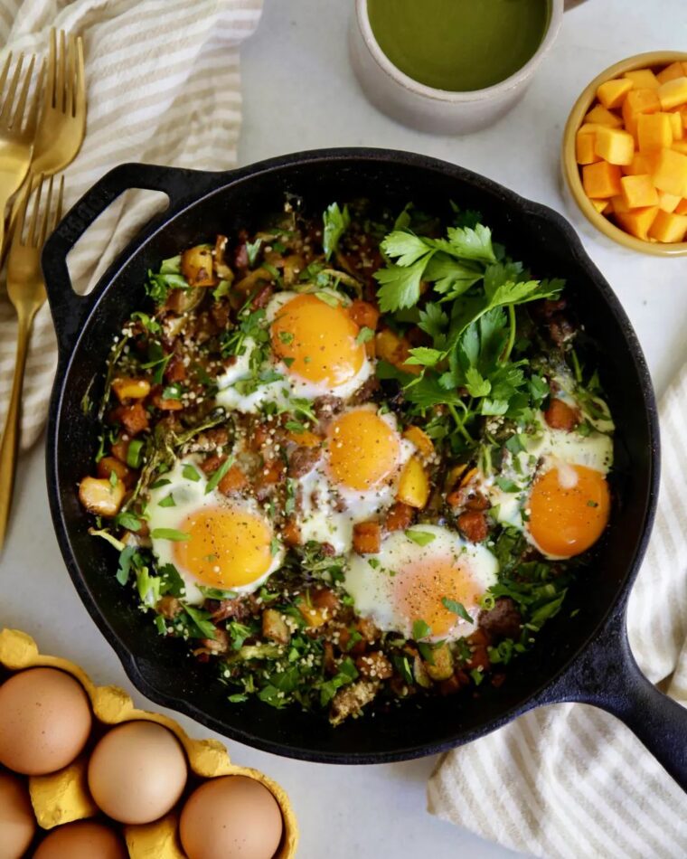 Beef & Veggie Breakfast Skillet