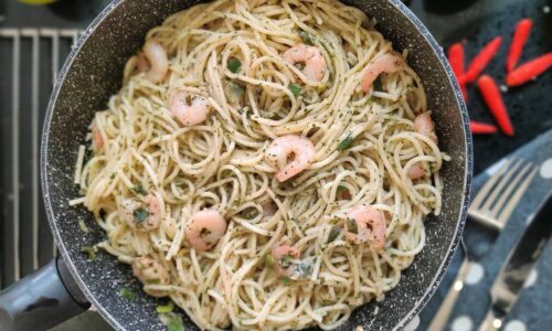 Chilli Prawn Linguine