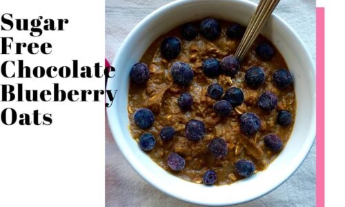 Chocolate Blueberry Oats - Snacks & Sweets dari Blueberry